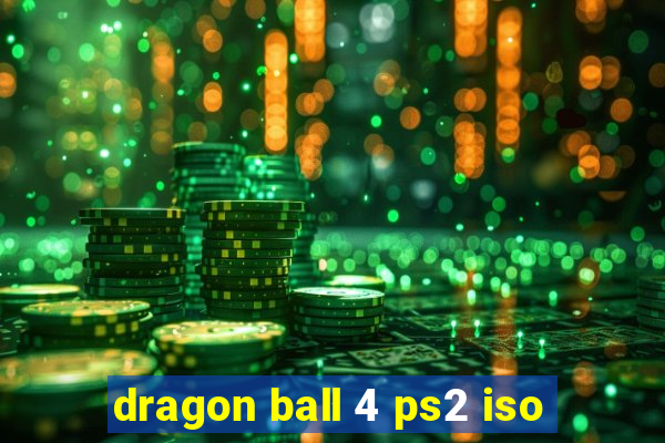 dragon ball 4 ps2 iso